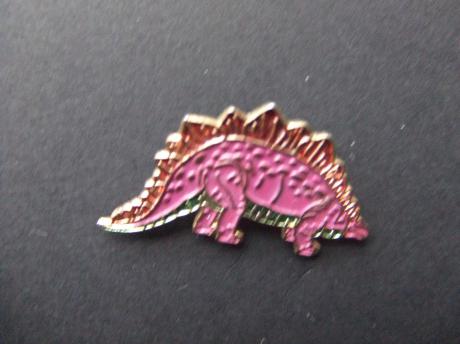 Dinosaurus Stegosaurus bruine stekels